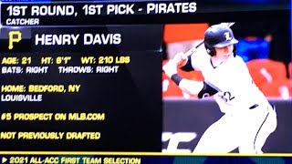 Famous First Pick Of 2021 MLB Draft! Henry Davis! Net Worth