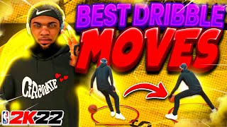 THESE DRIBBLE MOVES TURNED ME INTO A GOD! BEST DRIBBLE MOVES IN NBA 2K22 FOR FAST MOVEMENT!