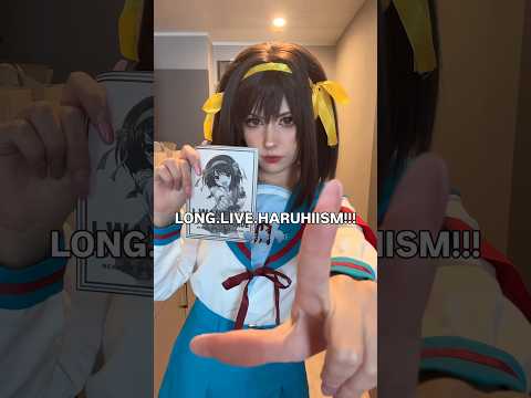 HARUHI SUZUMIYA YOU WILL ALWAYS BE RELEVANT!!! 🗣️