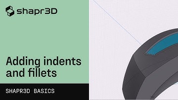 Adding indents and fillets: Motorcycle Gas Tank | Shapr3D Basics