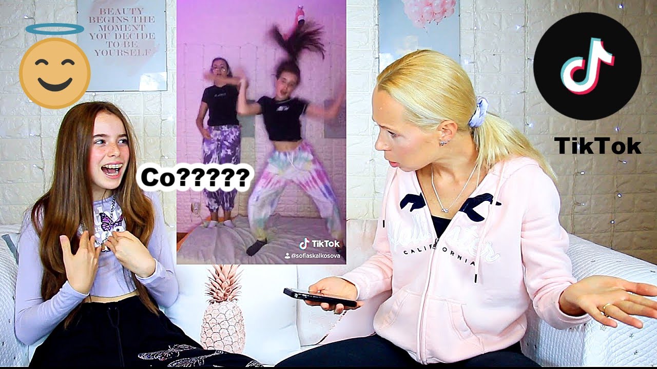 MAMKA REAGUJE NA MOJE TIKTOKY 2 😱