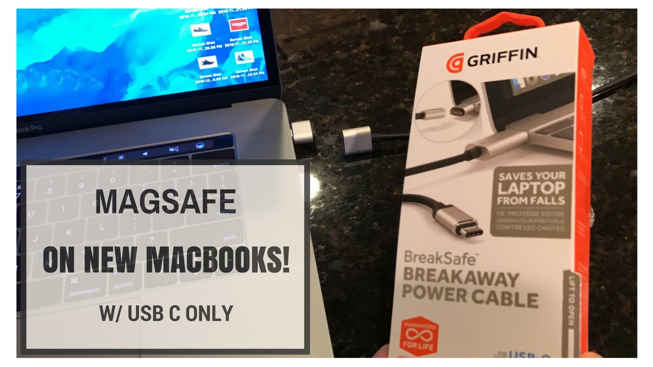 MAGSAFE ALTERNATIVE FOR NEW MACBOOK PROS W USB C ONLY!