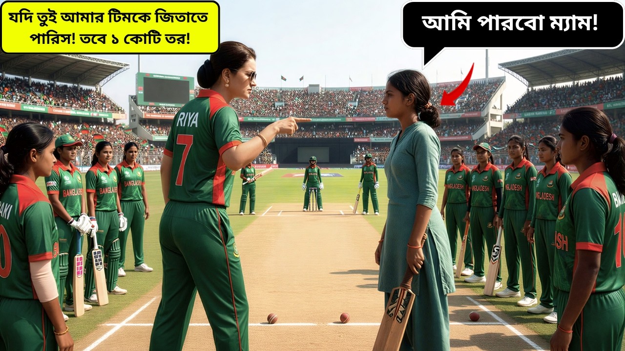 তিন বলে ১৮ রান! টোকাই মেয়ের ব্যাটে ১০০ কোটির ম্যাচ জয়, শেষটা না দেখলে মিস | Inspirational Story