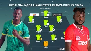 KIKOSI CHA YANGA SC VS SIMBA SC LEO | NGAO YA JAMII 2022/23 | AZIZ KI,BIRIMANA KUANZA LEO