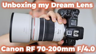 Unboxing & Initial Thoughts about the Canon RF 70200mm f/4