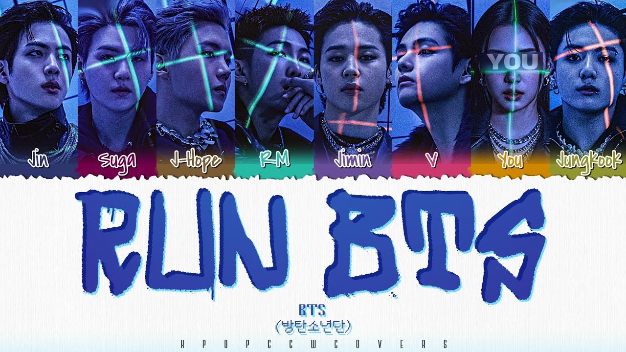[8TH MEMBER] BTS - '달려라 방탄 (Run BTS)' Color Coded Lyrics - Cover by ELiRiA