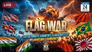 🔴 LIVE NOW: Global Flag War 🌍🔥 | Type Your Country &amp; Fight for Survival!