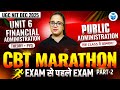 UGC NET Public Administration Marathon Class | Unit 6 Financial Administration Theory &amp; PYQs