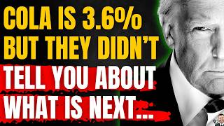 Information 3.6% COLA Increase For 2027 Under Trump News
