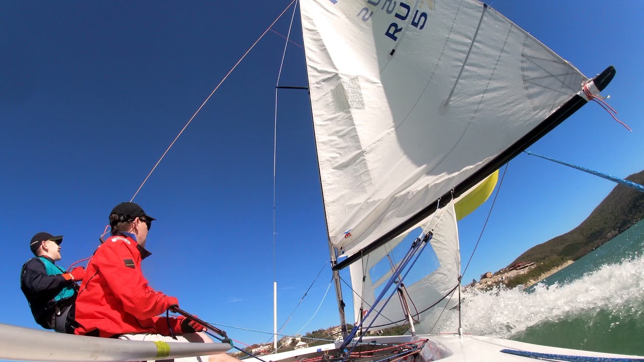 Sailing Flying Dutchman Lake Abrau