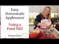 How to Make Homemade Applesauce Using a Food Mill