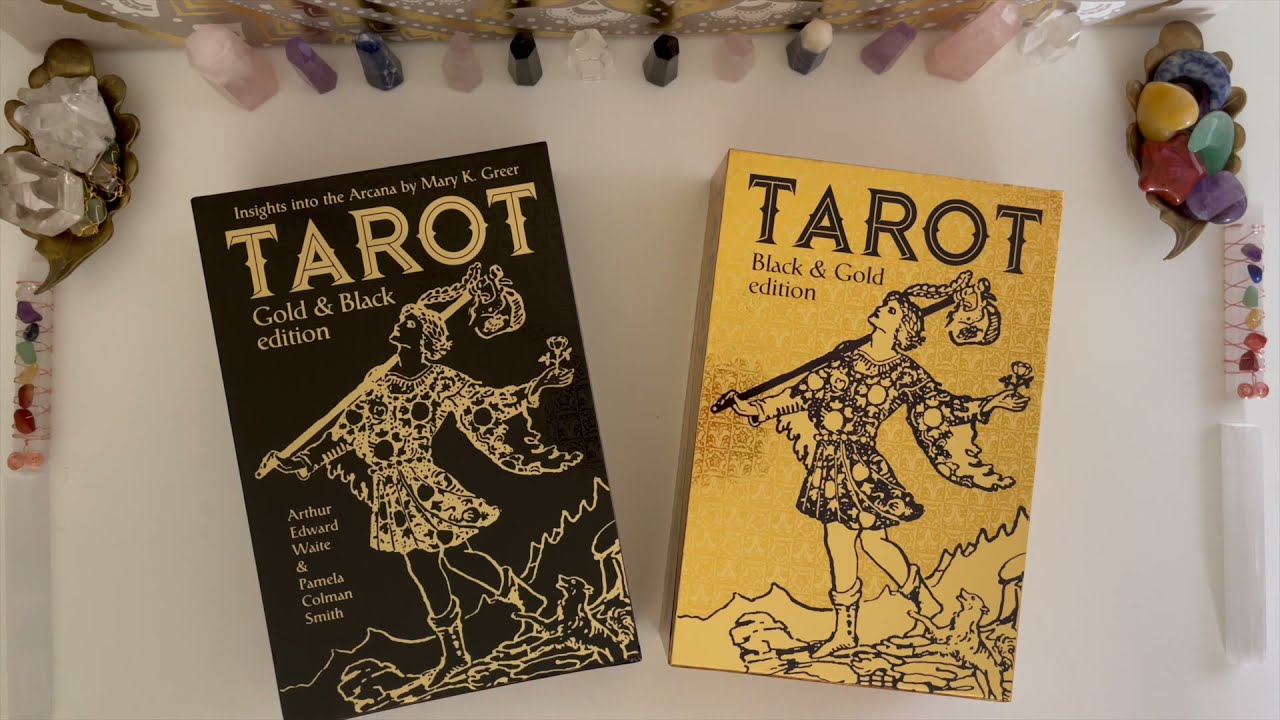 💛🖤GOLD & BLACK and BLACK & GOLD TAROT 4K FLIP THROUGH! 💛🖤