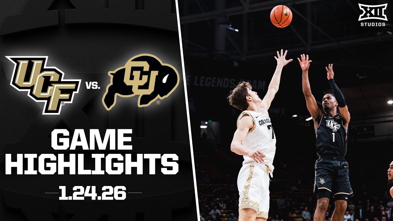 UCF vs. Colorado Game Highlights | 2025-26 Big 12 Men’s Basketball