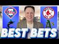 MLB Predictions Today! Phillies vs Marlins | Red Sox vs Athletics | Monday MLB