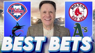 MLB Predictions Today! Phillies vs Marlins | Red Sox vs Athletics | Monday MLB