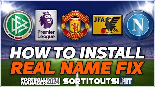 HOW TO INSTALL REAL NAME FIX FOR FM24 - Football Manager 2024 Licensing and Real Name Fix Tutorial screenshot 5