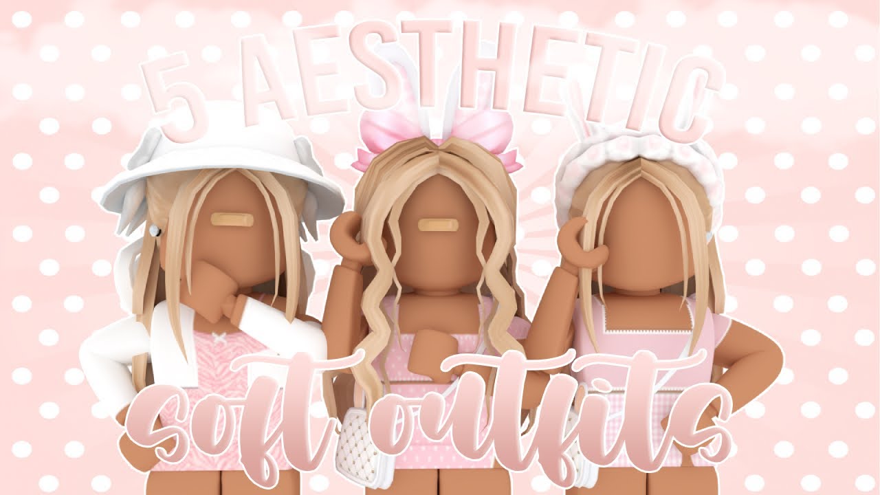 5 Aesthetic Soft Pink Outfits Roblox Ellqria Youtube - pink soft roblox outfits