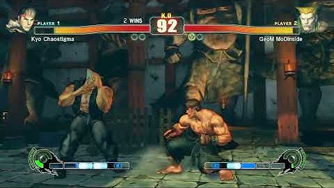 GeoM MoDInside (Guile) vs Kyo Chaostigma (Ryu) 01