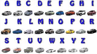 Pelajari Alfabet dari A hingga Z dengan Merek Mobil Terkenal | Belajar Alfabet Bahasa Inggris