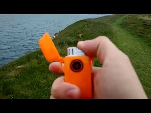 UST Floating Waterproof lighter wind test