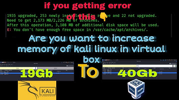 How to increase memory of kali linux in virtualbox | Getting error: don
