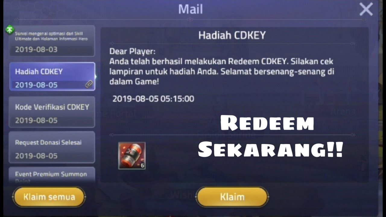 CODE REEDEM UNTUK MENDAPATKAN KAPSUL HERO XBORG-5 STAR ...