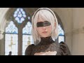 【AIART】2B on blindfold【NieR】