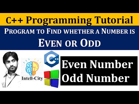 Even Odd Number Program in C++