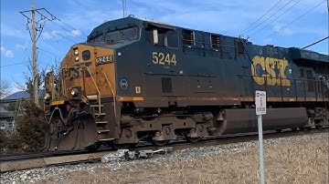 CSX M409-15 with 5244 Leading