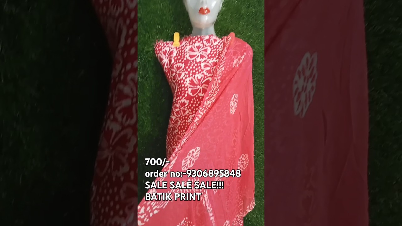 Trending batik printed suit 