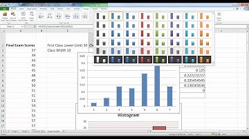 Descriptive Statistics Project - Video 4 of 8 - Math 133  - Excel 2010