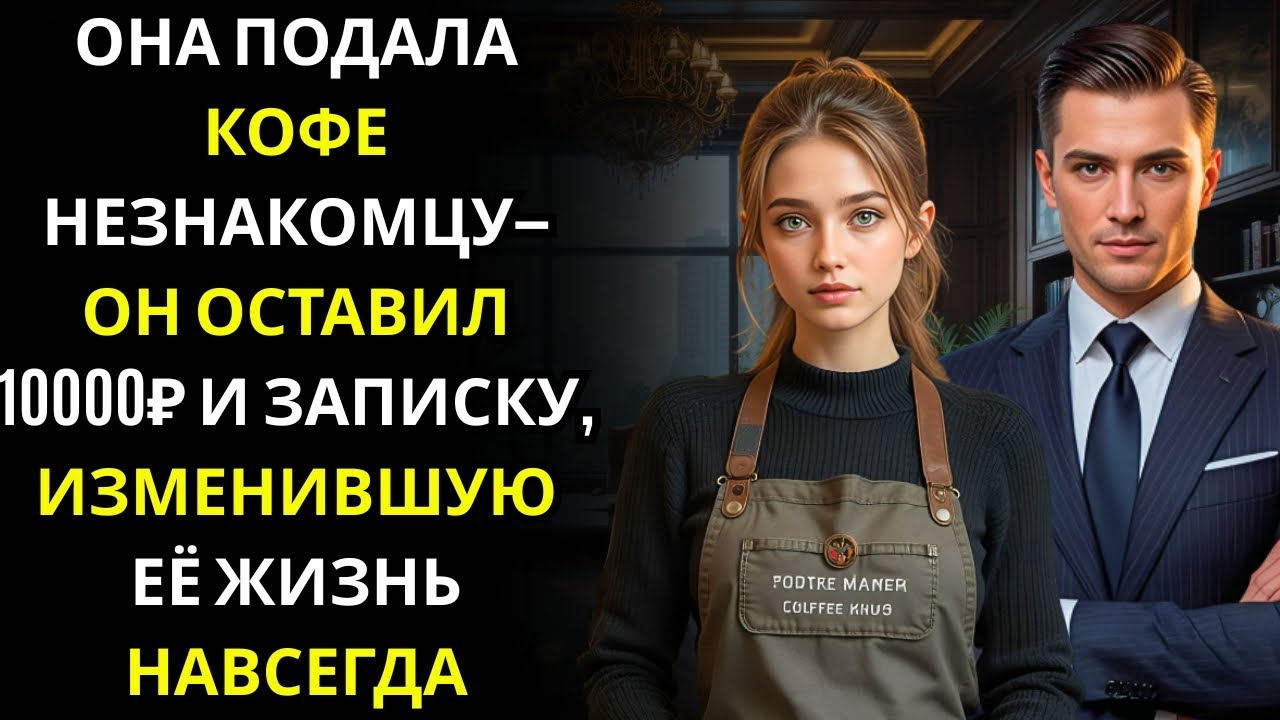 Она подала кофе самому тихому клиенту… он оставил ей чаевые в десять тысяч и записку «Я вернусь завт