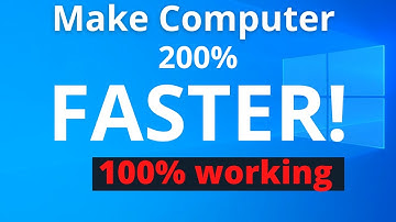 Make Your Computer & Speed Up Laptop 200% Faster  | How to clean up my laptop to run faster - 2022