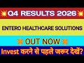 ENTERO Healthcare Q4 Result 2026 🔴 ENTERO Results 🔴ENTERO Healthcare Share Latest News 🔴ENTERO Share