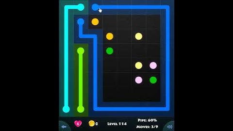 flow game facebook - 8 x 8 mania level 114 Connect the dots