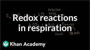 Oxidation and reduction in cellular respiration | Biology | Khan Academy