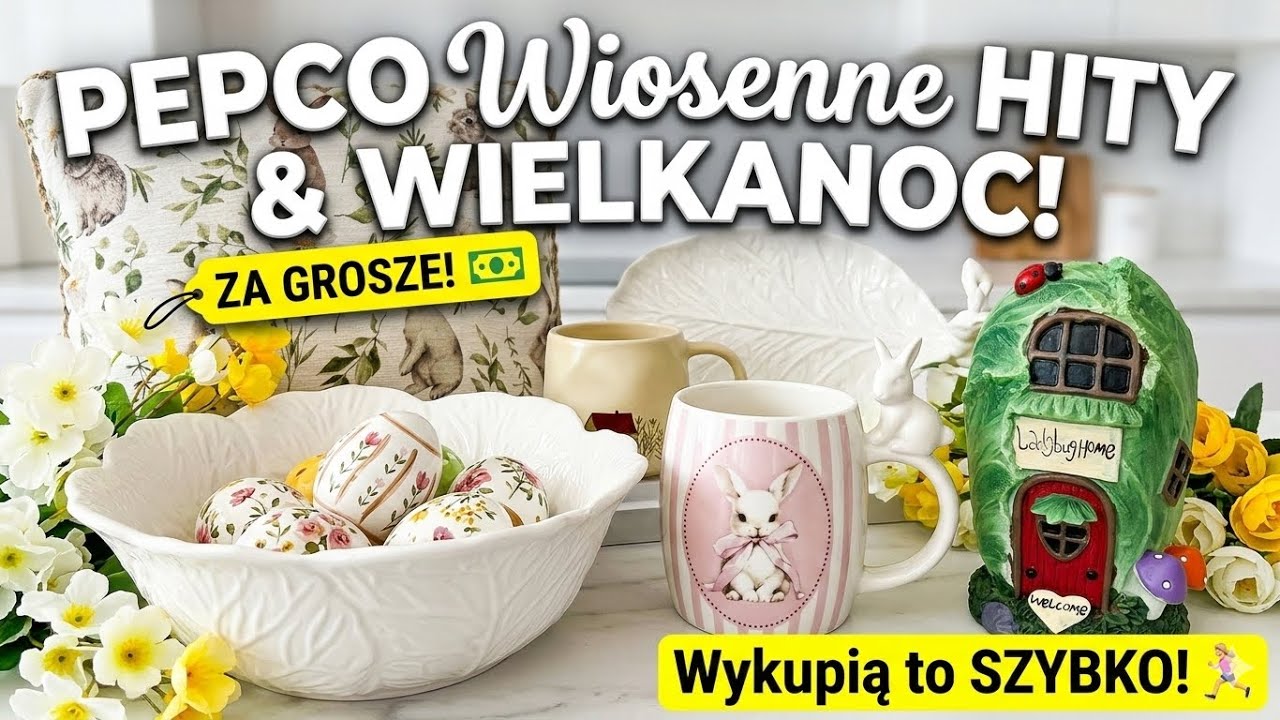 HAUL ZAKUPOWY PEPCO🛍️  HITY I WIOSENNE  ODŚWIEŻENIE DOMU🌷