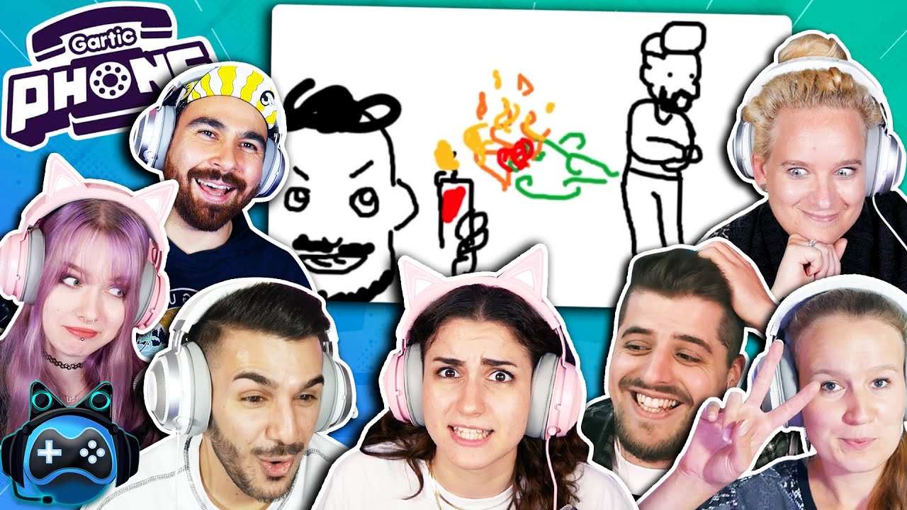 UNSERE LUSTIGSTEN ZEICHNUNGEN IN GARTIC PHONE! Keiner kann zeichnen!