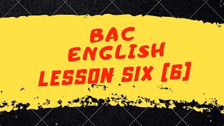Expressing Condition  الشعب العلمية _ الدرس6 - BAC 2020