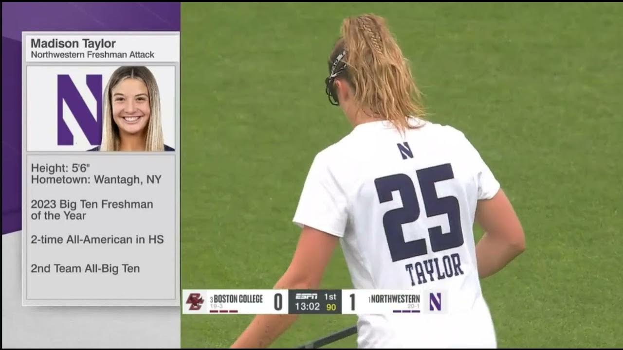 Boston College vs Northwestern Women's College Lacrosse 2023