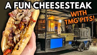 Philly Cheesesteaks on a @tmgpits Custom BBQ Trailer by The Flat Top King 11,420 views 1 month ago 13 minutes, 5 seconds
