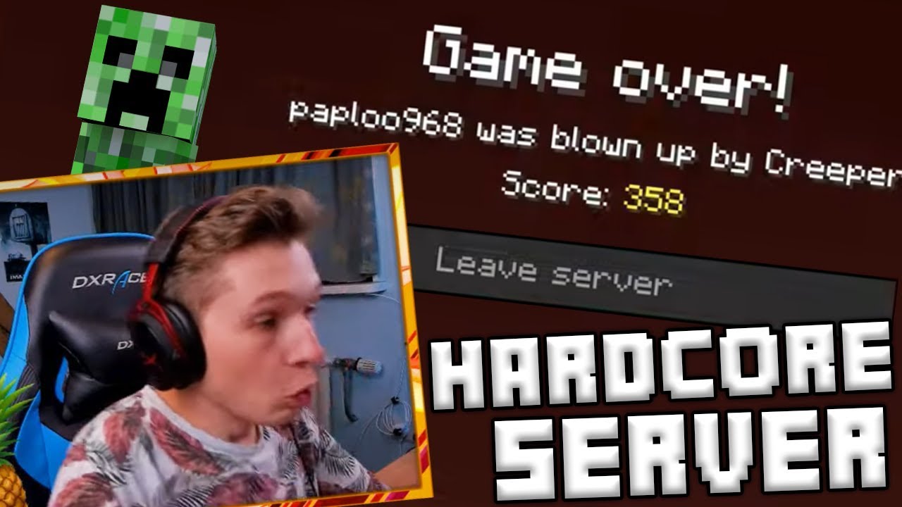 Minecraft HARDCORE w/ Friends! - Public Server IP in the Description ...