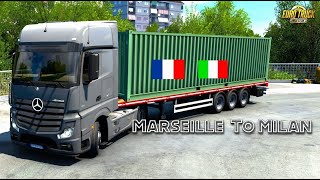 FRANCE to ITALY *** | EURO TRUCK SIMULATOR 2 |ETS2|MERCEDEZ NEW ACTROSS