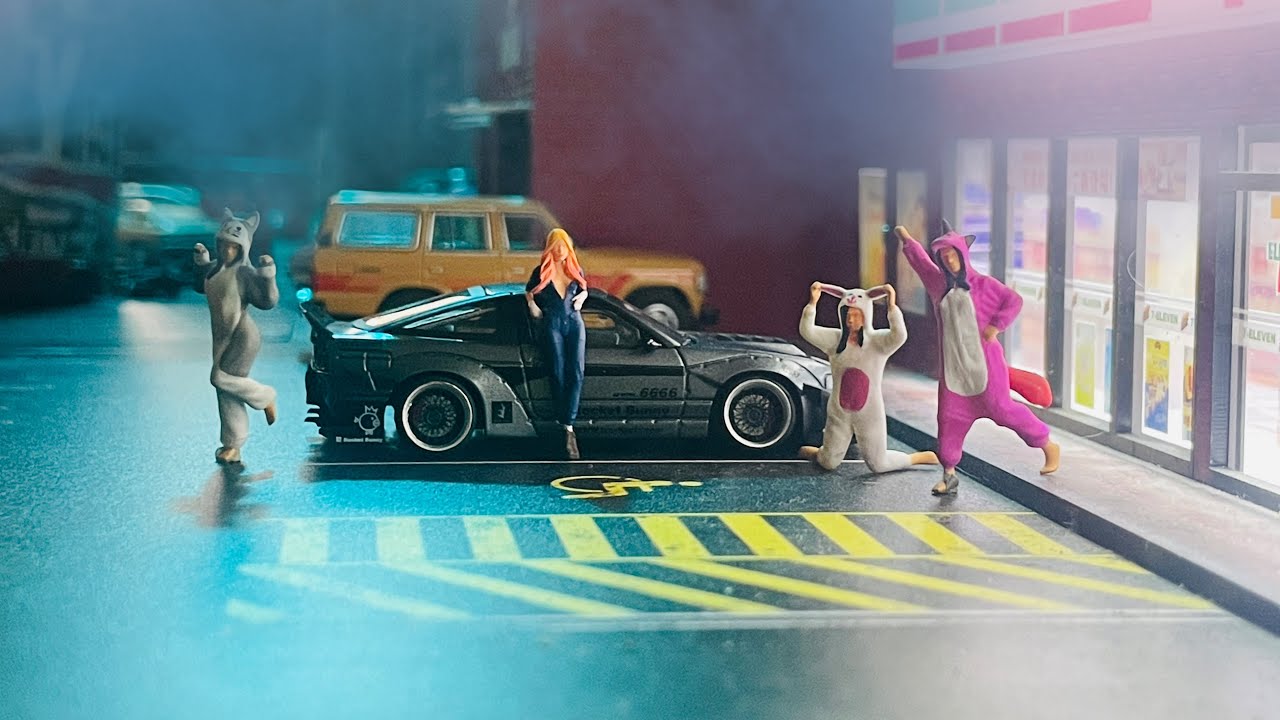 Micro Turbo 1/64 1989 Nissan 180SX PANDEM ROCKET BUNNY Unboxing
