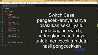 Belajar Memahami Penggunaan Switch Case pada PHP