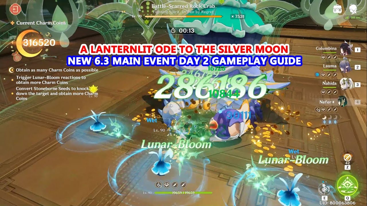A Lanternlit Ode to the Silver Moon : New 6.3 Main Event Day 2 Gameplay Guide | 2nd Celebration Gift