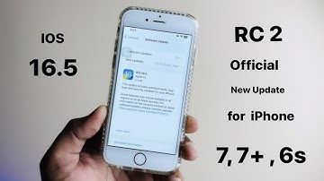 IOS 16.5 RC 2 new update for iPhone 7, 6s || How to update iPhone 7 on ios 16