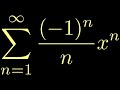 CONVERGENCE OF POWER SERIES BY THE RATIO TEST
