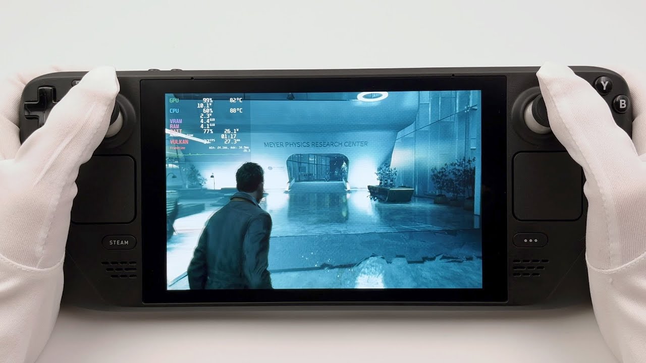 Steam Deck Gameplay - Quantum Break | 40Hz - 1080p - SteamOS