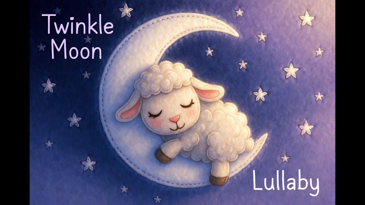 Twinkle Moon Lullaby  ✨| Baby Videos to Go to Sleep 🌈 